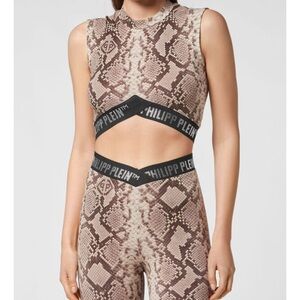 🐍Philipp Plein Limited Edition Swarovski Snake Print Set – XS